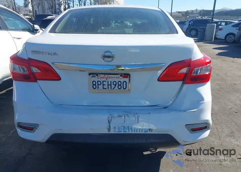 2018 Nissan Sentra S из США, поврежденный, VIN 3N1AB7AP3JY256369